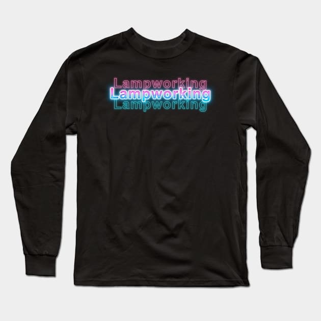 Lampworking Long Sleeve T-Shirt by Sanzida Design